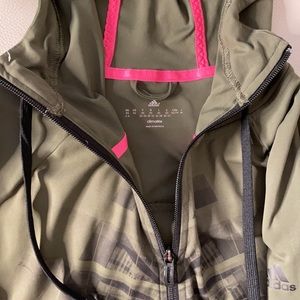 Adidas army green sweater